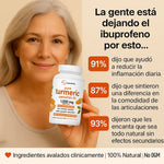 Turmeric Curcumin 95%: El antiinflamatorio mas potente + dile adios a los dolores 200Q + ENVIO GRATIS