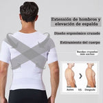 CAMISA DE COMPRESIÓN PARA POSTURA MASCULINA