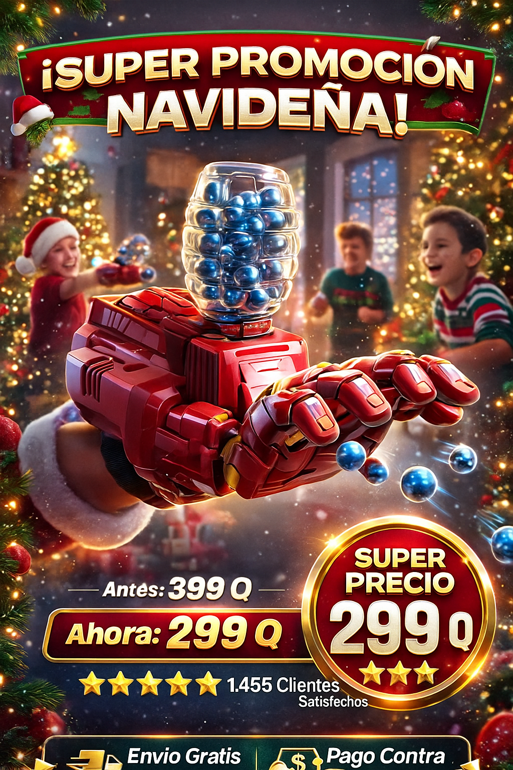 BRAZO DE HIDROGEL IROMAN 🔥 Promoción navideña + Envió gratis⭐️⭐️⭐️⭐️⭐️  !