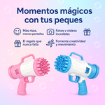 Pistola De Burbujas 32 agujeros🫧 | Sorpréndelos esta Navidad 🎄(Últimas Unidades) ⭐⭐⭐⭐⭐