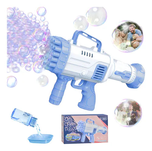 Pistola De Burbujas 32 agujeros🫧 | Sorpréndelos esta Navidad 🎄(Últimas Unidades) ⭐⭐⭐⭐⭐