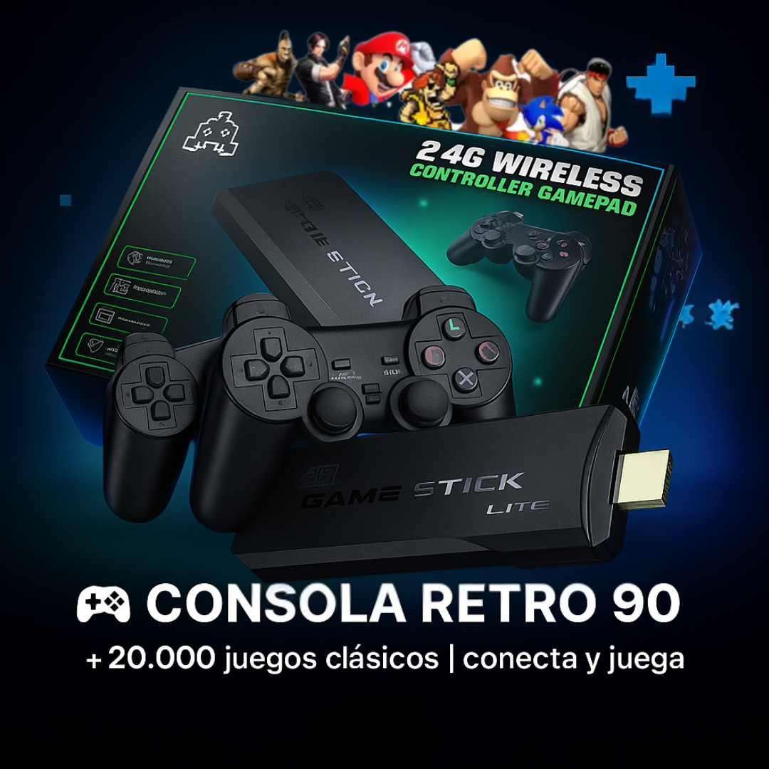 Consola Retrogamer90s versión PRO ⭐⭐⭐⭐⭐