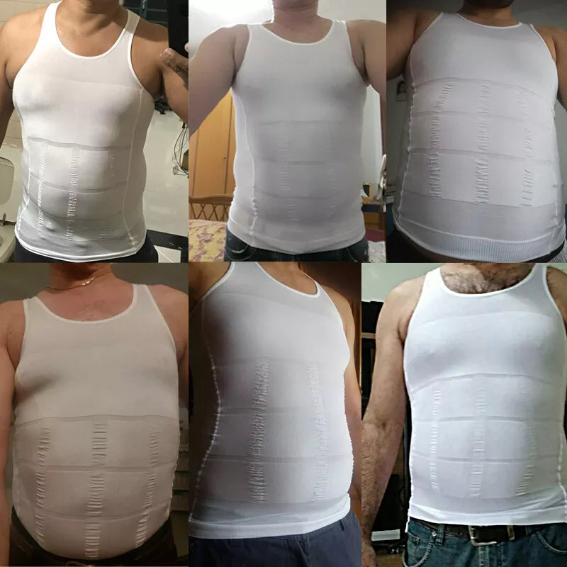 CAMISA DE COMPRESIÓN PARA POSTURA MASCULINA