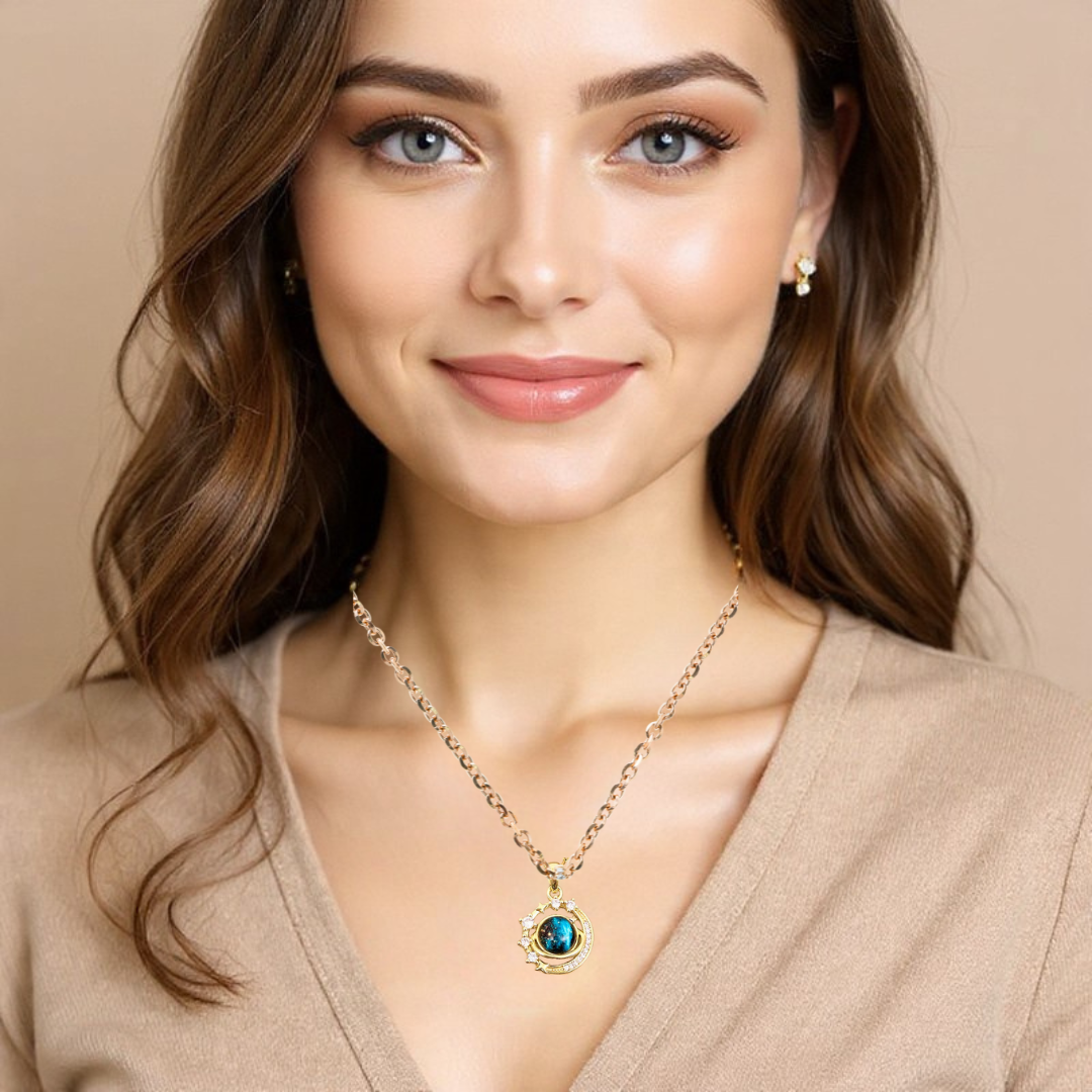 Collar Saturno + Envío gratis ⭐️⭐️⭐️⭐️⭐️